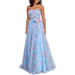 NWT City Studios DRAPEY‎ TULLE EVENING DRESS Size 1/2 Retails for $169